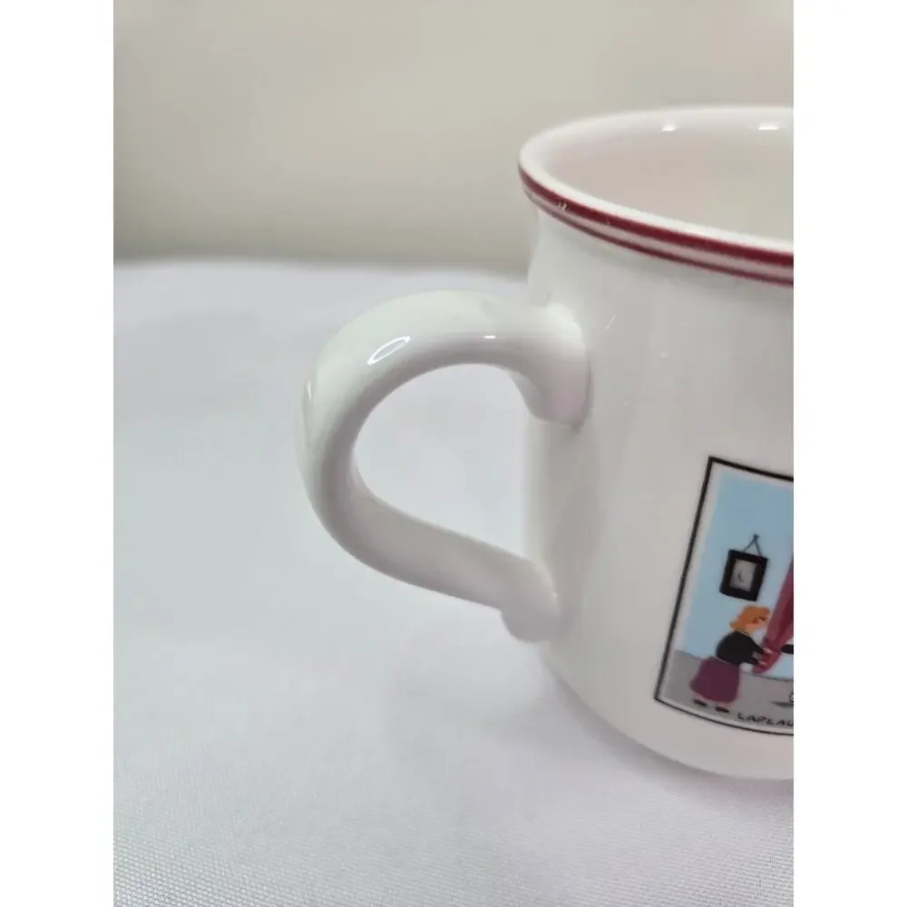 Villeroy and Boch Naif Christmas Cups Set of 2 Luxembourg Vitro Porcelain